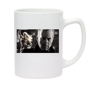 Bruce Willis 14oz White Statesman Mug