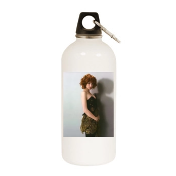 Bryce Dallas Howard White Water Bottle With Carabiner