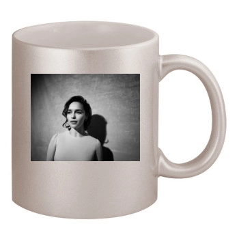 Emilia Clarke 11oz Metallic Silver Mug