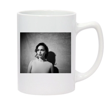 Emilia Clarke 14oz White Statesman Mug