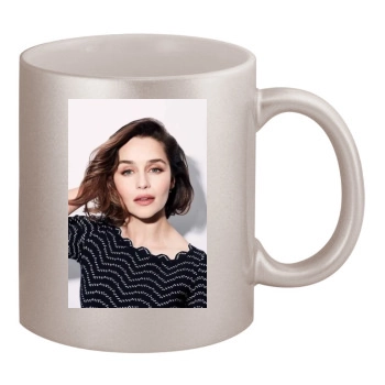 Emilia Clarke 11oz Metallic Silver Mug