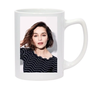 Emilia Clarke 14oz White Statesman Mug