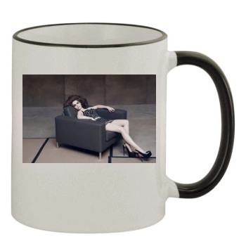 Emilia Clarke 11oz Colored Rim & Handle Mug