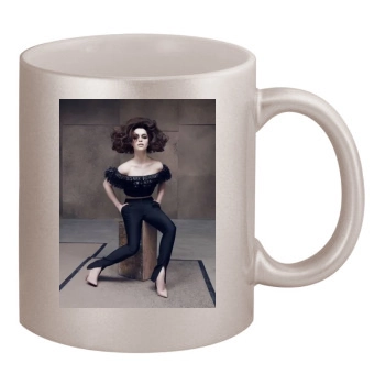 Emilia Clarke 11oz Metallic Silver Mug