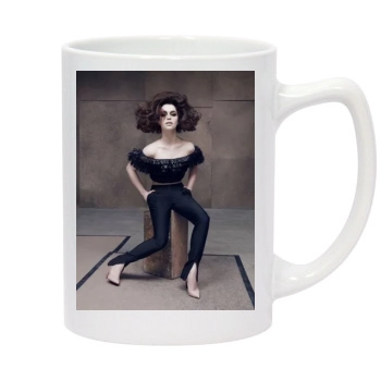 Emilia Clarke 14oz White Statesman Mug