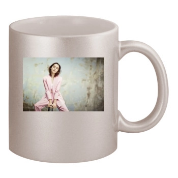 Emilia Clarke 11oz Metallic Silver Mug