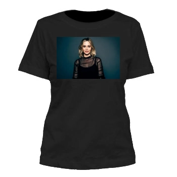 Emily Blunt Women's Cut T-Shirt