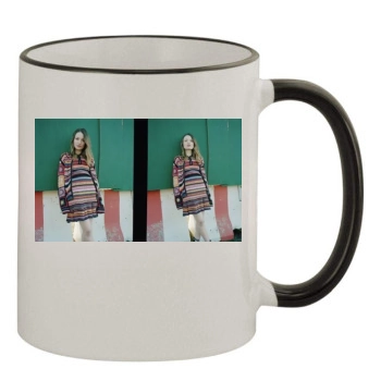 Emily Browning 11oz Colored Rim & Handle Mug