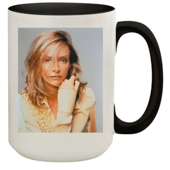 Calista Flockhart 15oz Colored Inner & Handle Mug