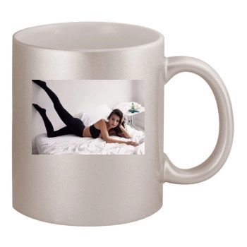 Emily Ratajkowski 11oz Metallic Silver Mug