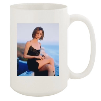 Calista Flockhart 15oz White Mug