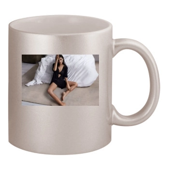 Emily Ratajkowski 11oz Metallic Silver Mug