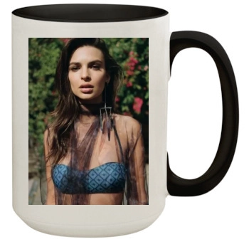 Emily Ratajkowski 15oz Colored Inner & Handle Mug