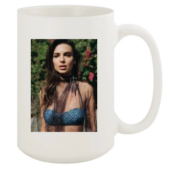 Emily Ratajkowski 15oz White Mug