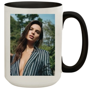 Emily Ratajkowski 15oz Colored Inner & Handle Mug