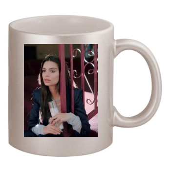 Emily Ratajkowski 11oz Metallic Silver Mug