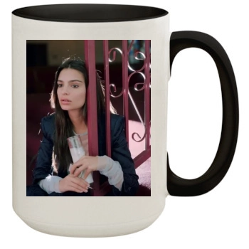 Emily Ratajkowski 15oz Colored Inner & Handle Mug