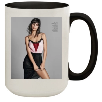 Emily Ratajkowski 15oz Colored Inner & Handle Mug