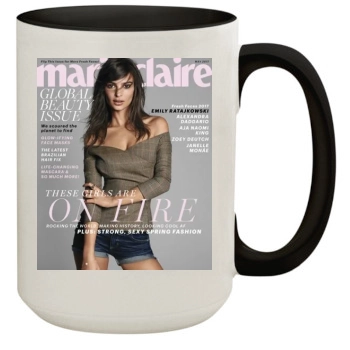 Emily Ratajkowski 15oz Colored Inner & Handle Mug