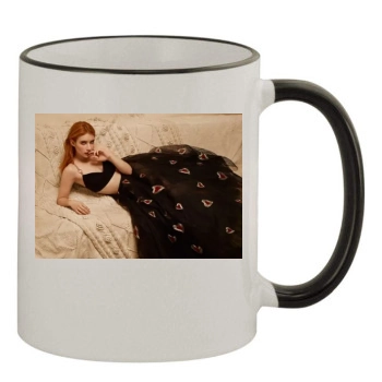 Emma Roberts 11oz Colored Rim & Handle Mug