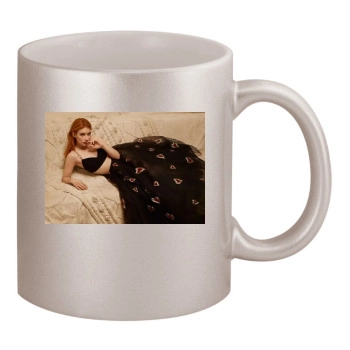 Emma Roberts 11oz Metallic Silver Mug