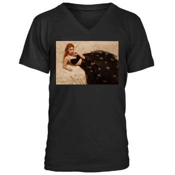 Emma Roberts Men's V-Neck T-Shirt