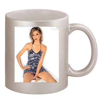 Calista Flockhart 11oz Metallic Silver Mug