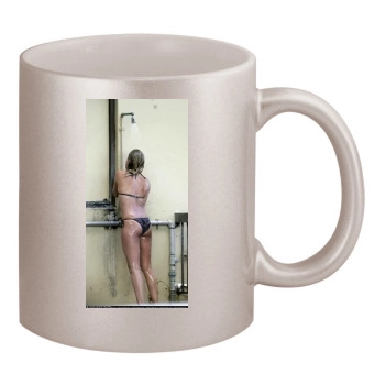 Cameron Diaz 11oz Metallic Silver Mug