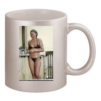 Cameron Diaz 11oz Metallic Silver Mug