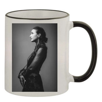 Emmanuelle Chriqui 11oz Colored Rim & Handle Mug