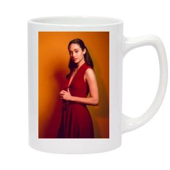 Emmy Rossum 14oz White Statesman Mug