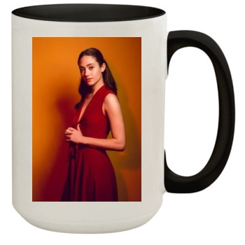 Emmy Rossum 15oz Colored Inner & Handle Mug