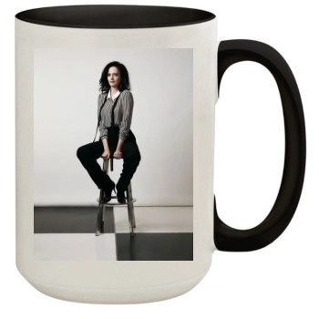 Eva Green 15oz Colored Inner & Handle Mug