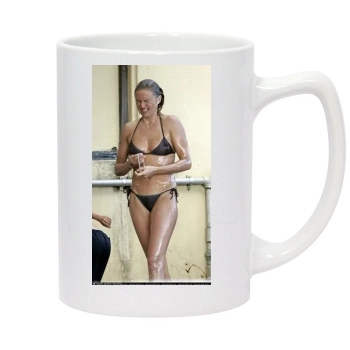 Cameron Diaz 14oz White Statesman Mug