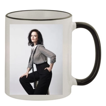 Eva Green 11oz Colored Rim & Handle Mug