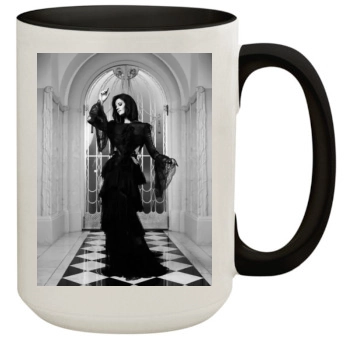 Eva Green 15oz Colored Inner & Handle Mug