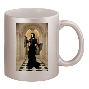 Eva Green 11oz Metallic Silver Mug