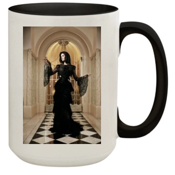 Eva Green 15oz Colored Inner & Handle Mug