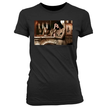 Eva Green Women's Junior Cut Crewneck T-Shirt