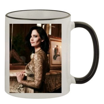 Eva Green 11oz Colored Rim & Handle Mug