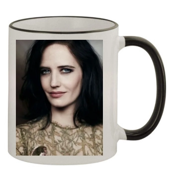 Eva Green 11oz Colored Rim & Handle Mug