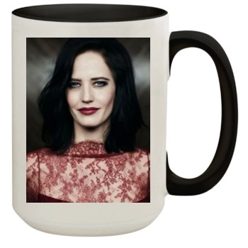 Eva Green 15oz Colored Inner & Handle Mug