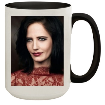 Eva Green 15oz Colored Inner & Handle Mug