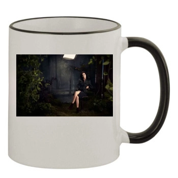 Eva Green 11oz Colored Rim & Handle Mug