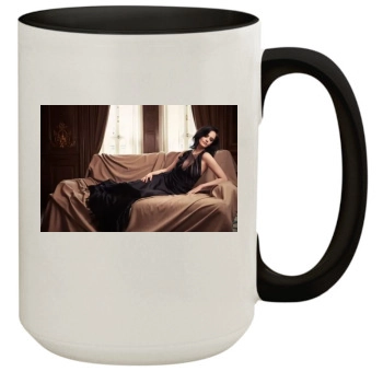 Eva Green 15oz Colored Inner & Handle Mug