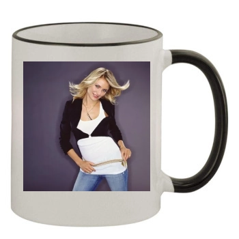 Cameron Diaz 11oz Colored Rim & Handle Mug