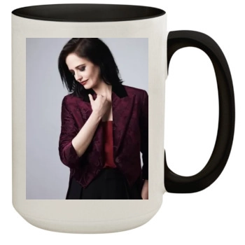 Eva Green 15oz Colored Inner & Handle Mug