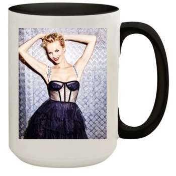 Eva Herzigova 15oz Colored Inner & Handle Mug