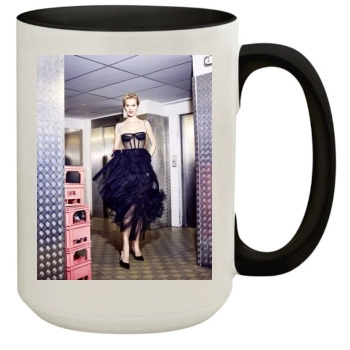 Eva Herzigova 15oz Colored Inner & Handle Mug