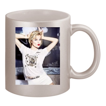 Eva Herzigova 11oz Metallic Silver Mug